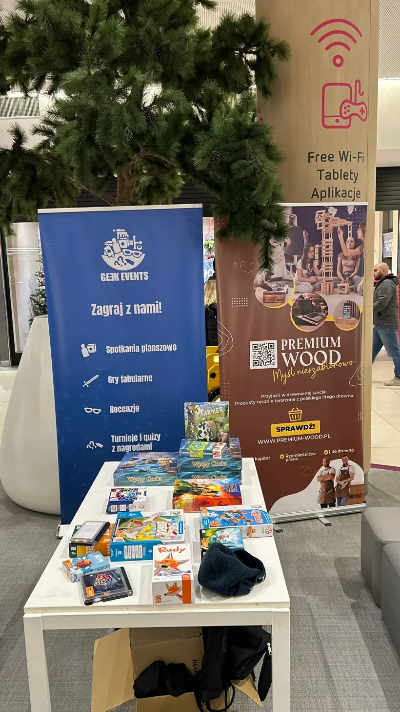 Stoisko Premium Wood na wydarzeniu miejskim