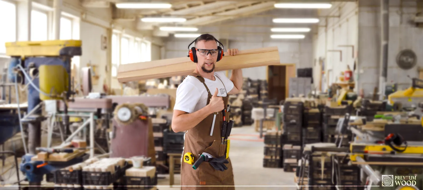 Stolarz Premium Wood w zakładzie